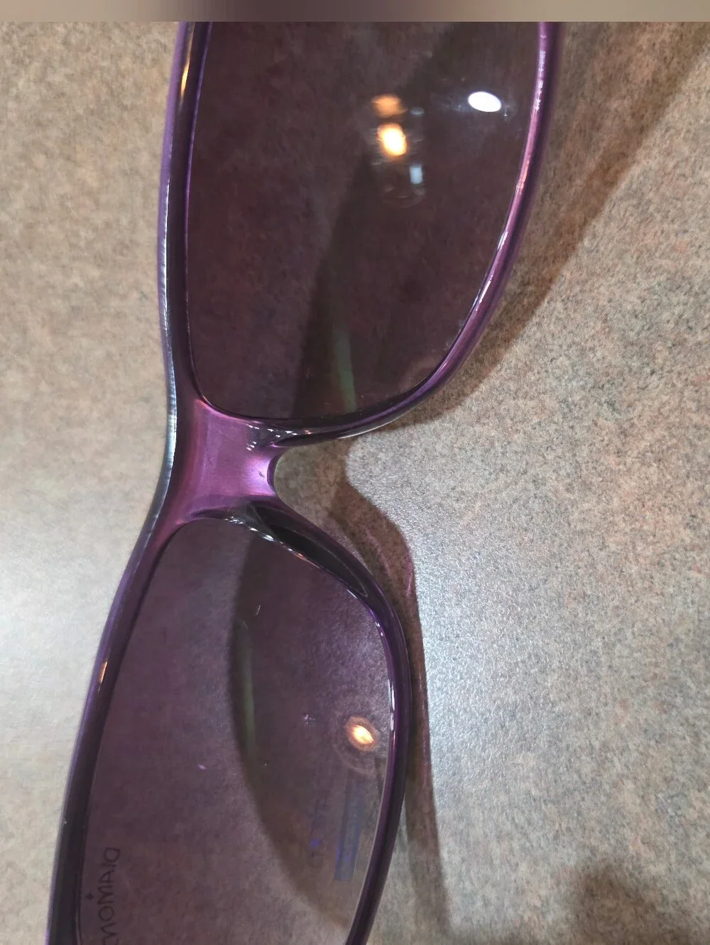 Purple Gradient Oversized Sunglasses